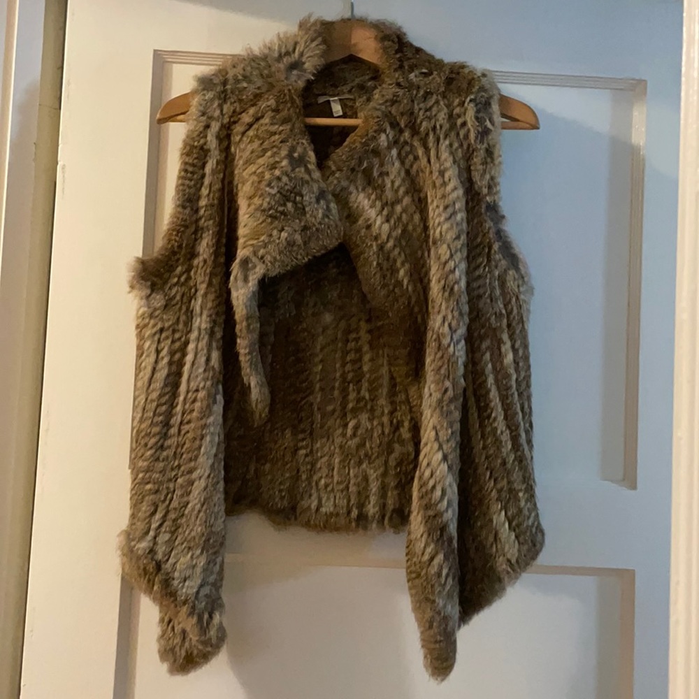 Joie rabbit fur vest